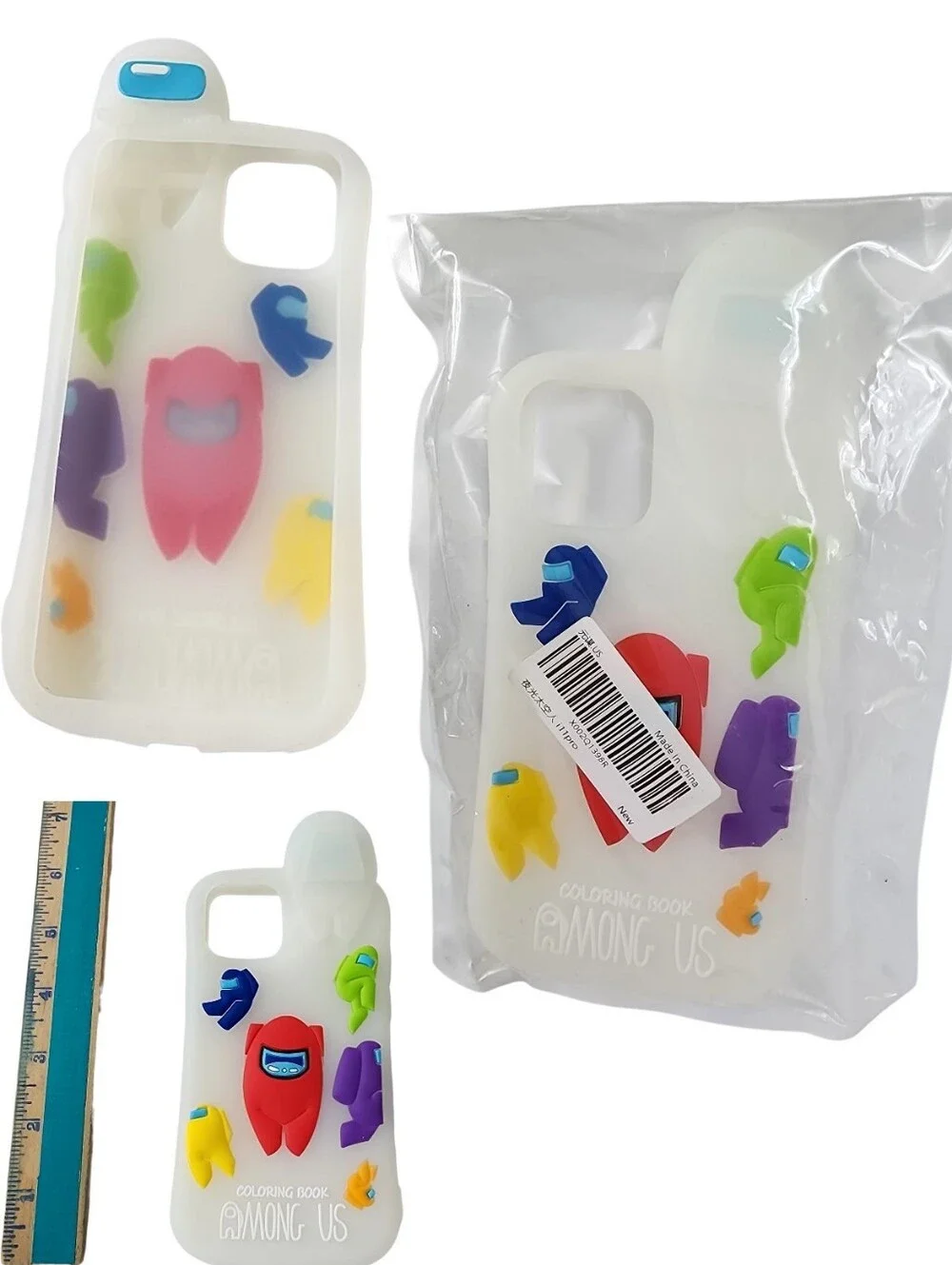 Jowhep Among Us Jelly Silicone Case For iPhone 11 Pro